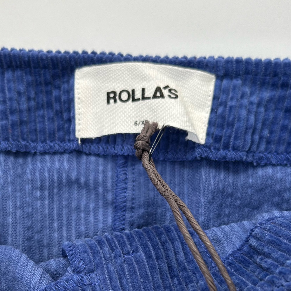 ROLLA'S Blue Ribbed Mini Skirt - Picture 6 of 8